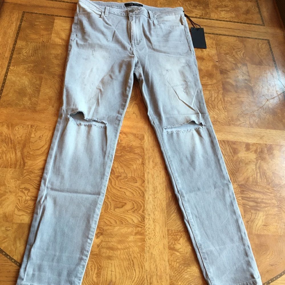 GORGEOUS GRAY Sheen Skinny Jean from Stitch Fix!